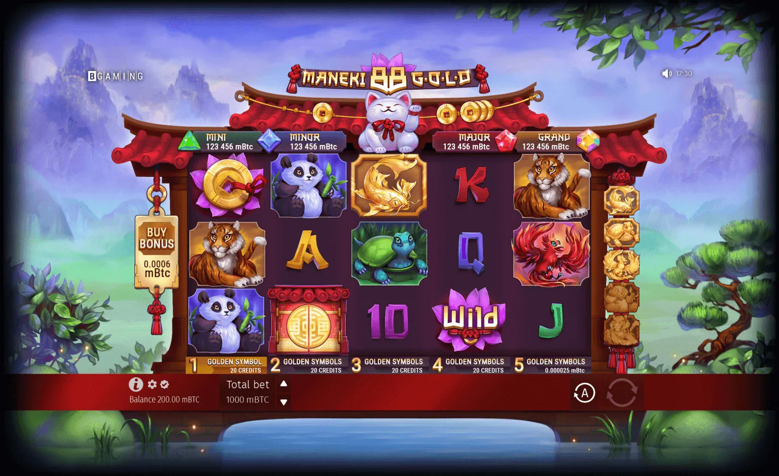 Maneki 88 Gold Slot Free Spins